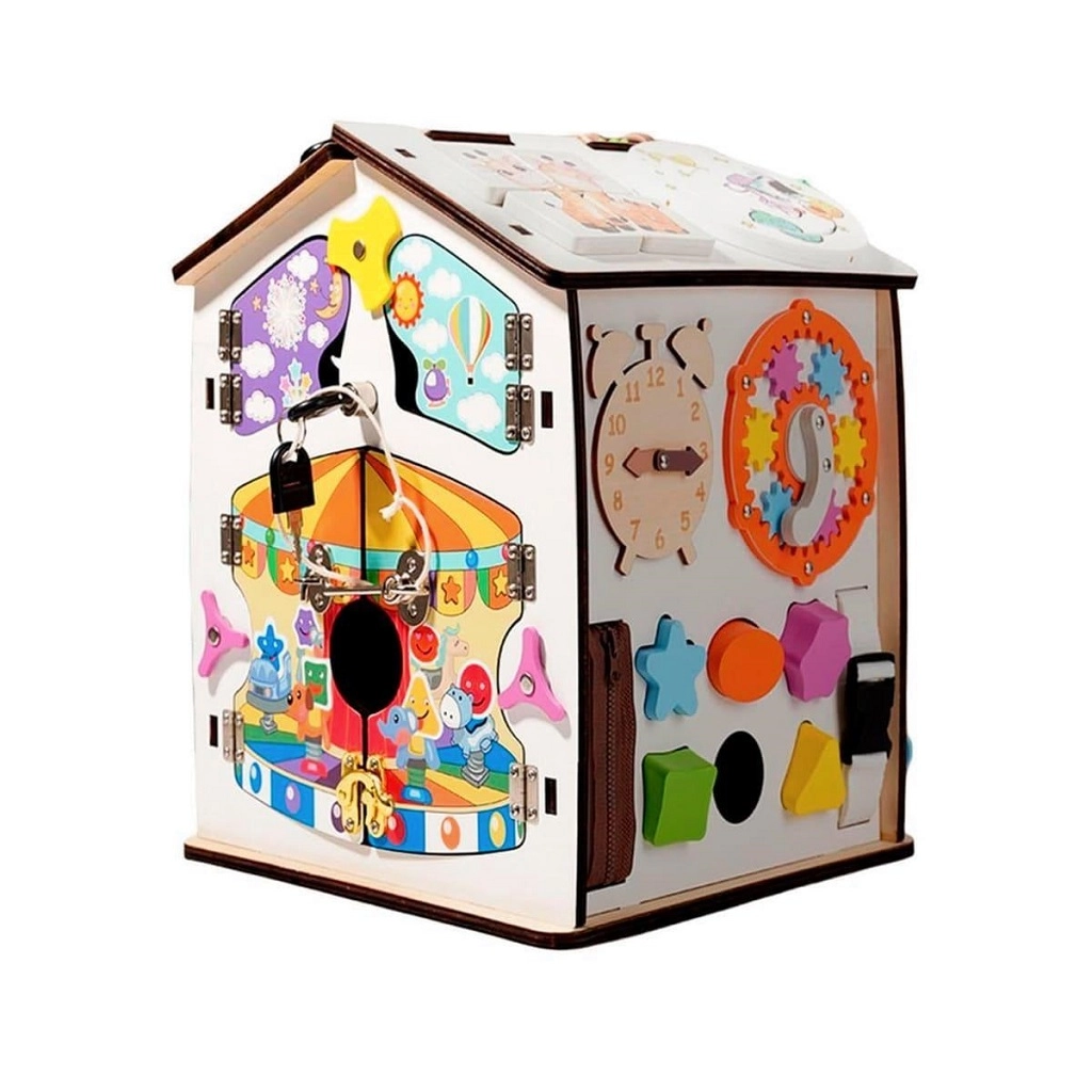 Levně 2Kids Toys Activity board Domeček bílý