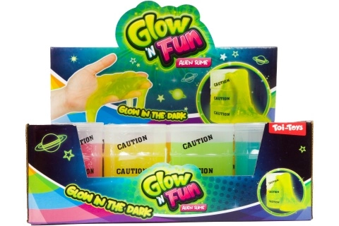 Svítící sliz v barelu