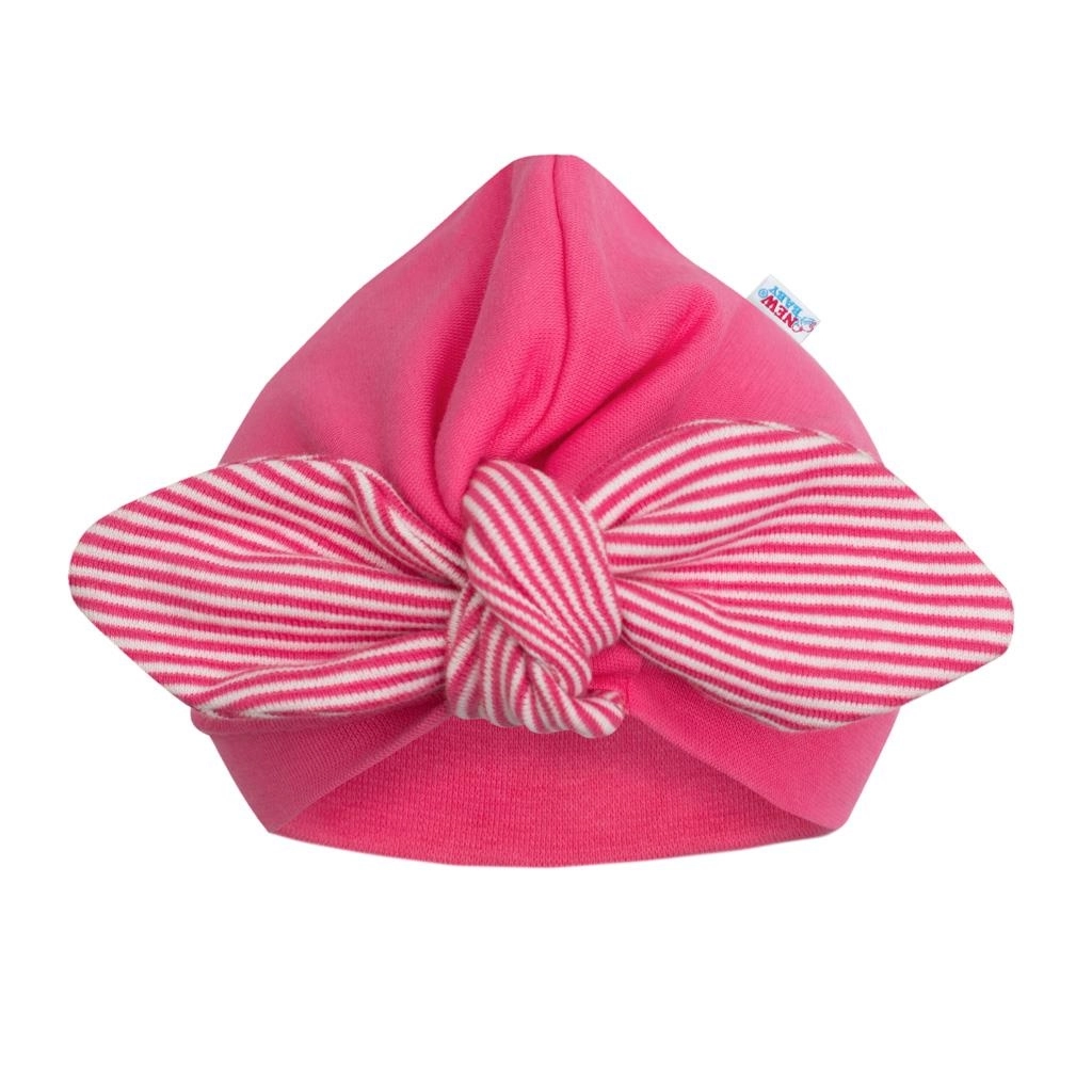 Dívčí čepička turban New Baby For Girls pruhy