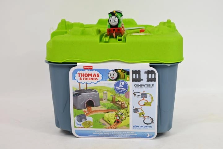 Fisher-Price Thomas a přátelé velký box se sadou kolejí s Percym