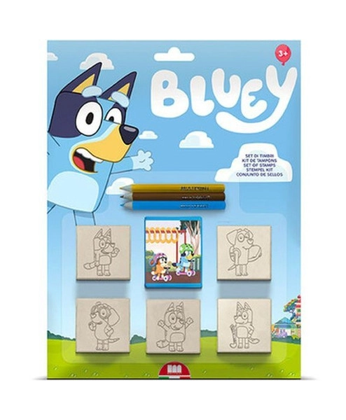 Multiprint Bluey sada razítek 5 ks