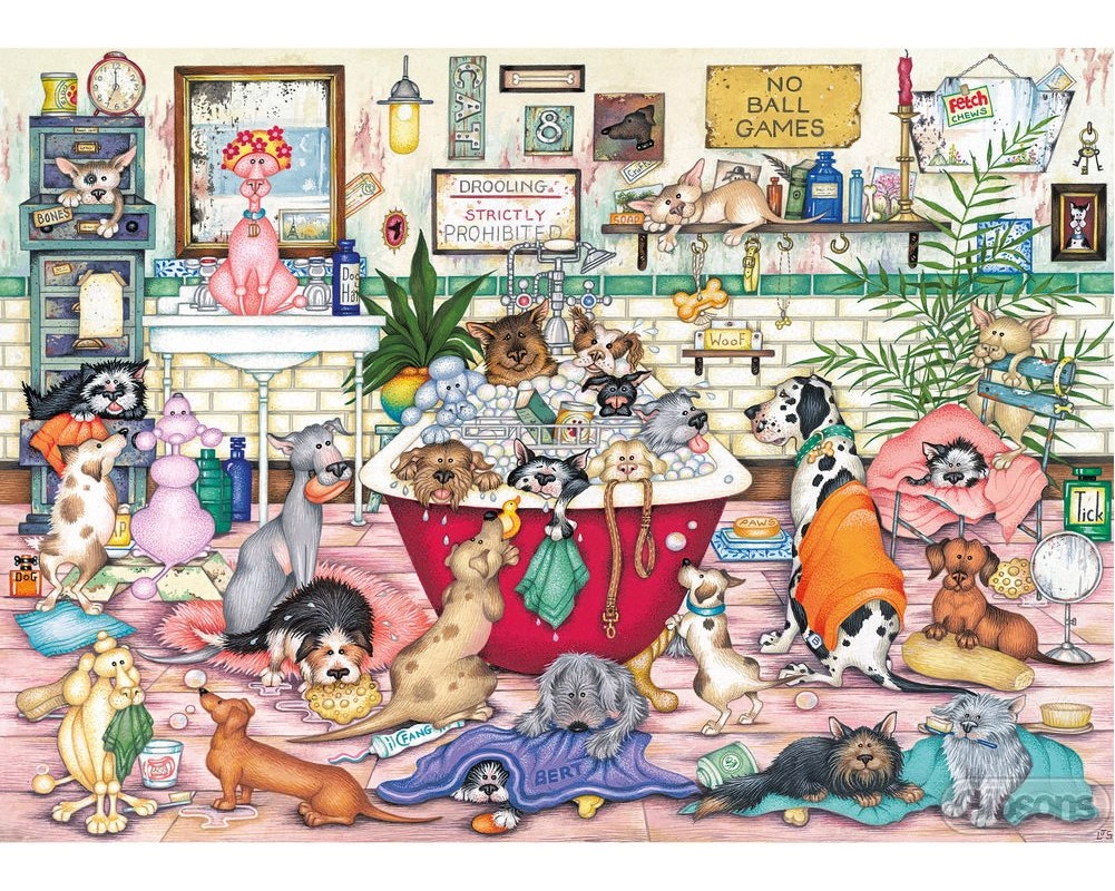 GIBSONS Puzzle Bertova večerní koupel XL 500 dílků