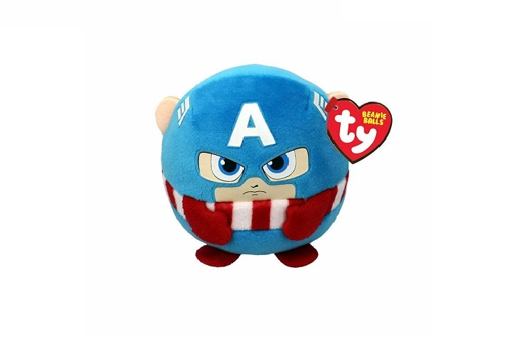 Ty Beanie Balls Captain America plyšová koule