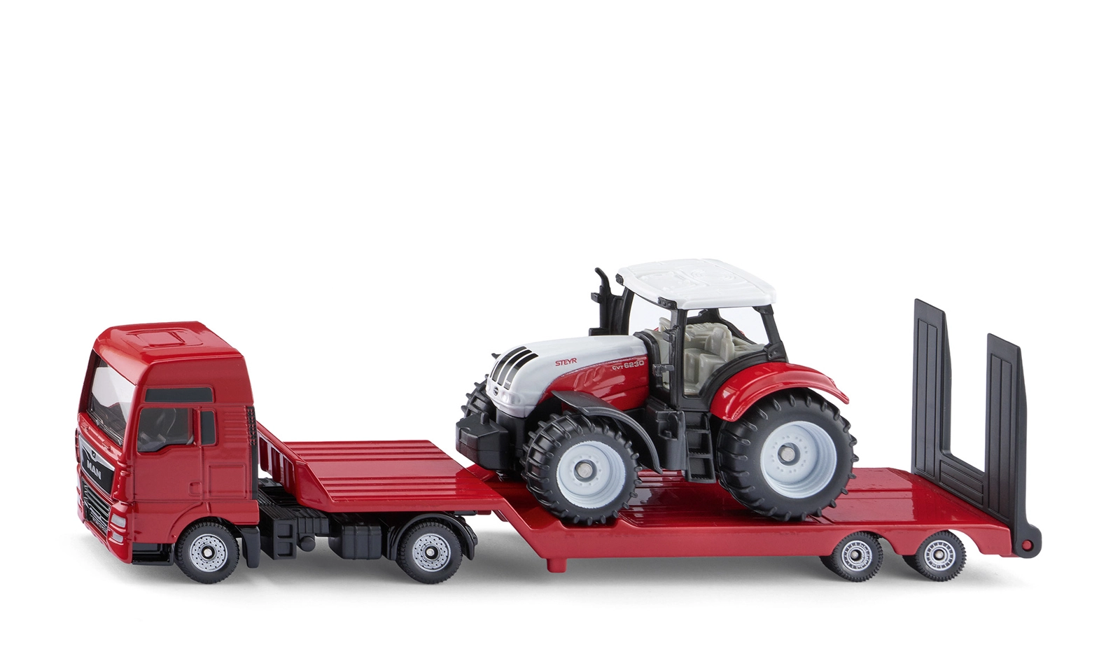 SIKU Super 1764 tahač MAN s traktorem Steyr