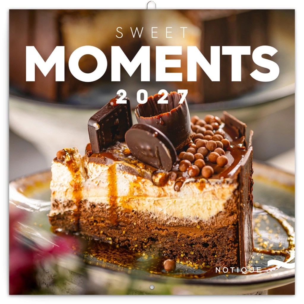 Notique nástěnný kalendář Sweet Moments 2027 30 × 30 cm