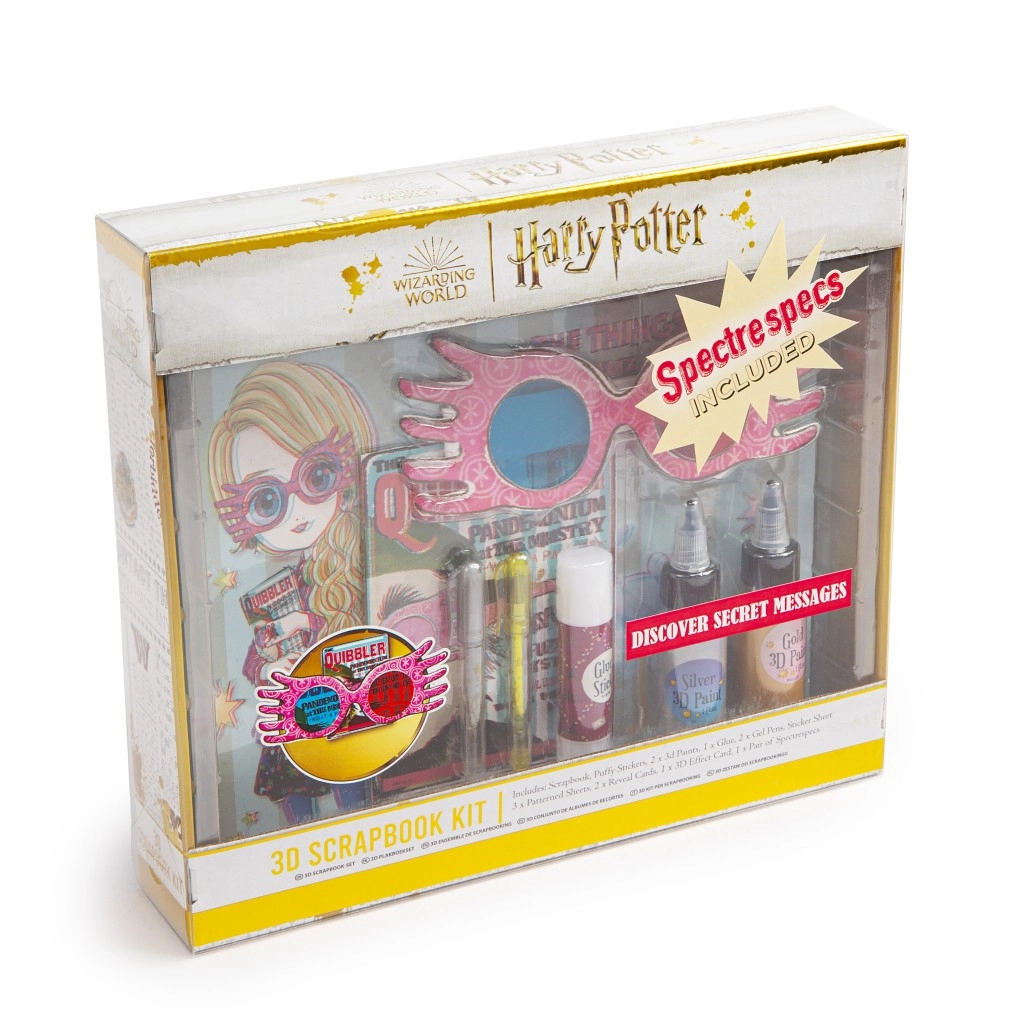 Levně Kroužkový deník sada HARRY POTTER Luna Lovegood 3D