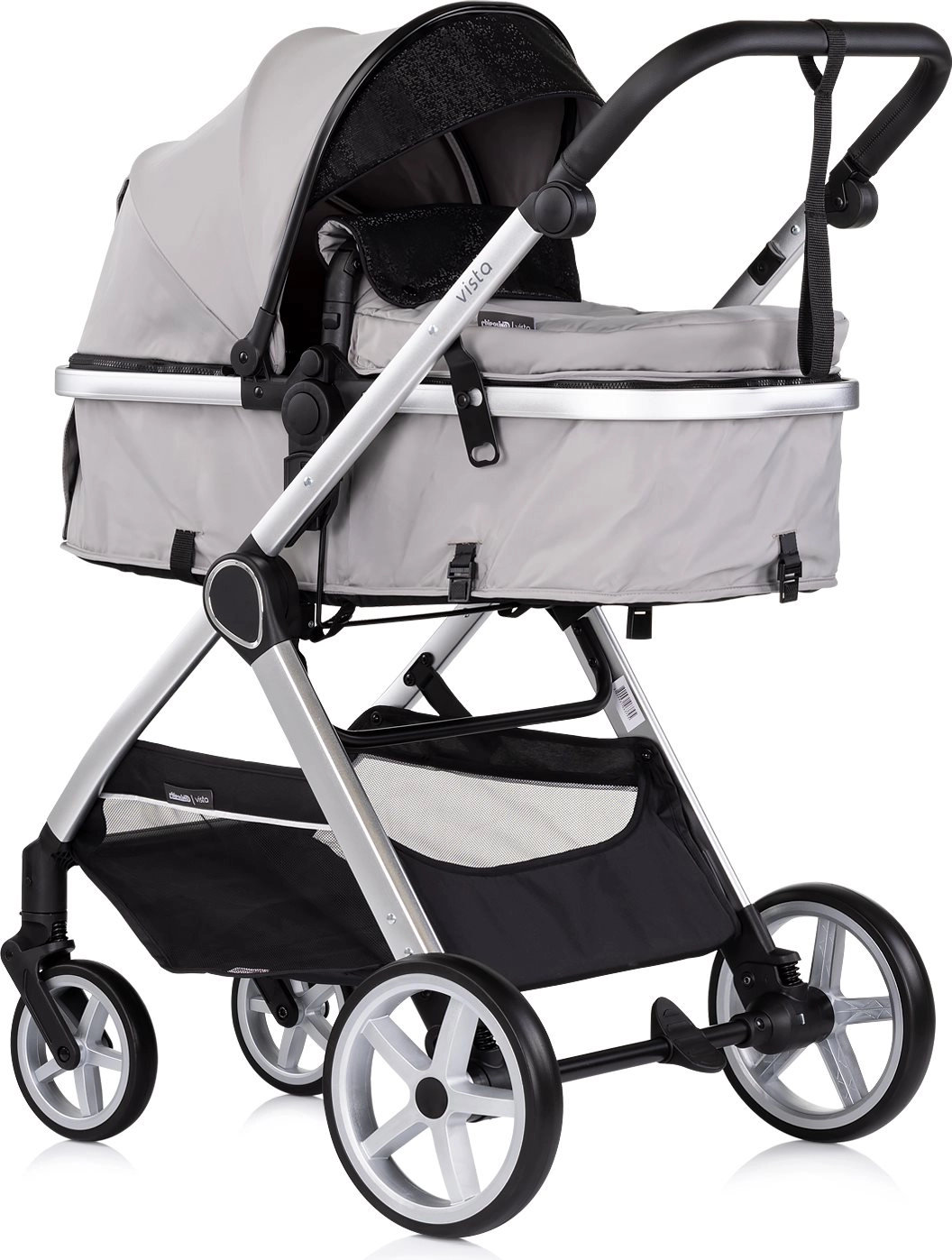 Kombinovaný kočárek 2v1 CHIPOLINO Vista Cloud Grey
