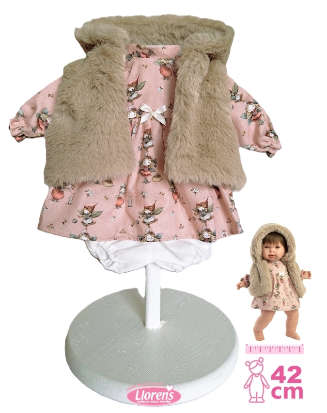 Llorens 3dílný obleček pro panenku 42 cm