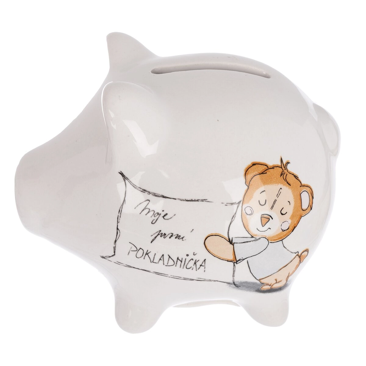Keramická pokladnička moje první… pro děti