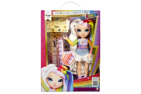 Rainbow High Junior Fashion panenka – Amaya, rocková kapela