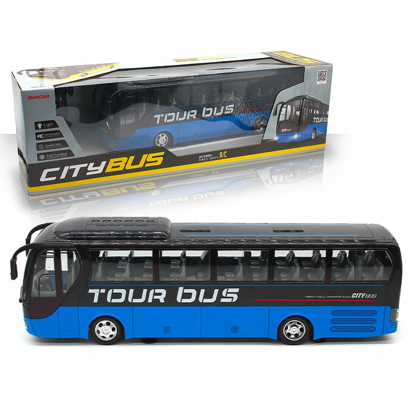 Levně RC autobus Tour Bus modrožlutý