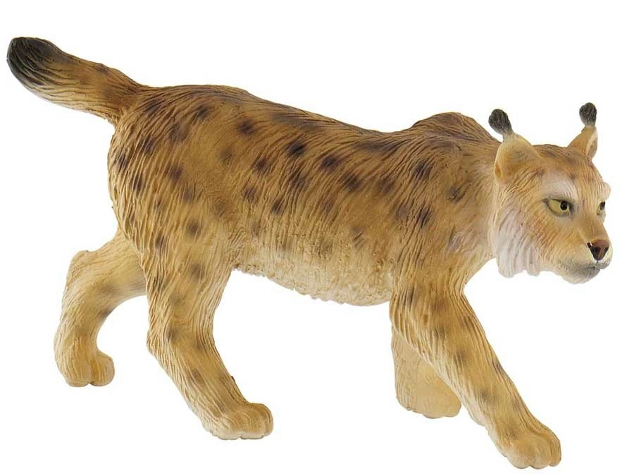 Levně BULLYLAND figurka rys – ručně malovaná zvířecí figurka bez PVC