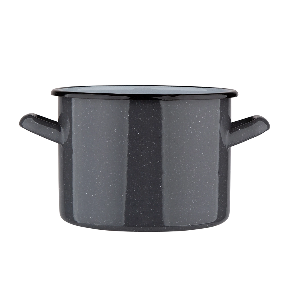 Šedý nakrápěný hrnec 3,3 l (18 cm)