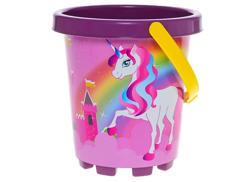 Dětský kbelík s jednorožcem 14 cm