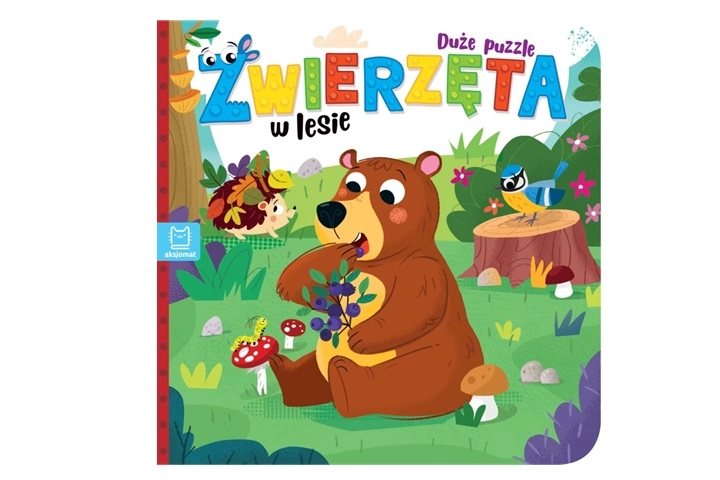 Zwierzęta w lesie – velké puzzle knížka