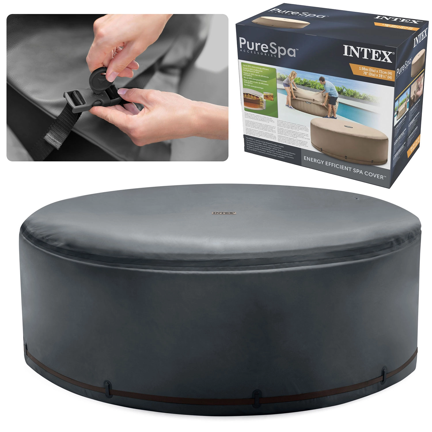 INTEX 28523 krycí plachta na vířivku