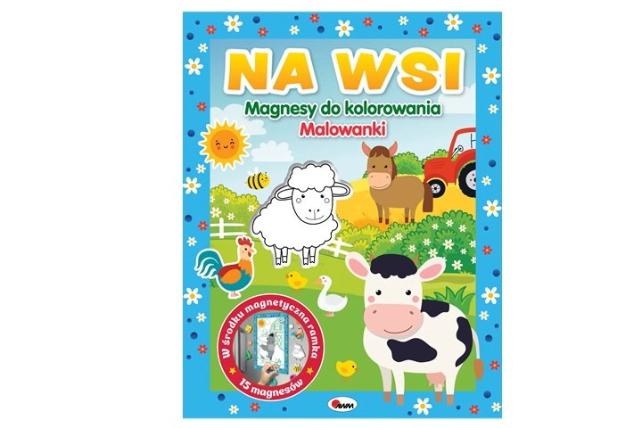 Magnety k vybarvování na farmě