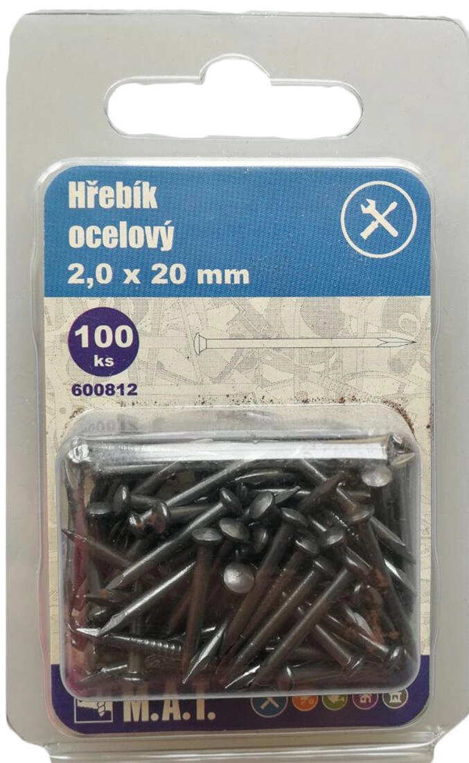 Mat Hřebík ocelový 16x2,0mm (100ks)