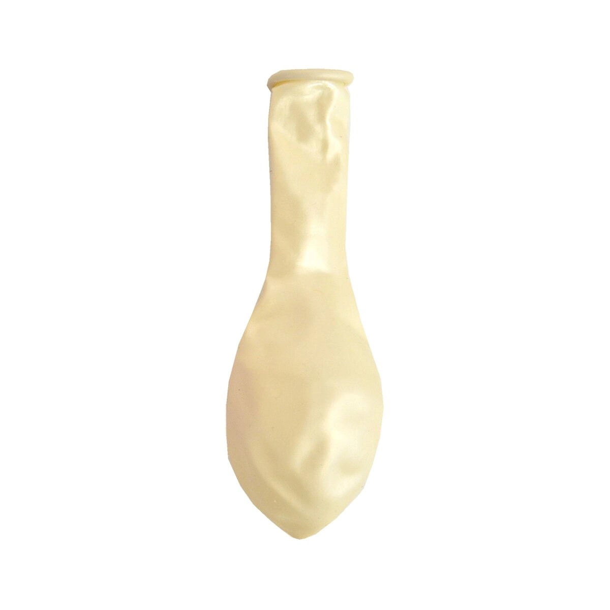 PartyDeco Balónek ivory metalický 27 cm