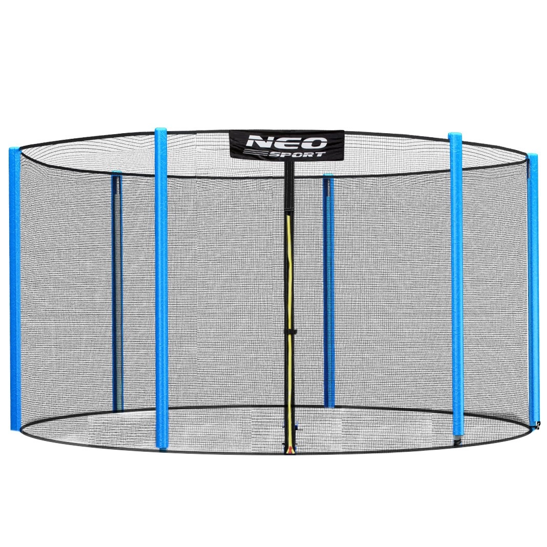 Levně Neo-Sport vnější ochranná síť k trampolíně 244–252 cm (8 ft) pro 6 sloupků