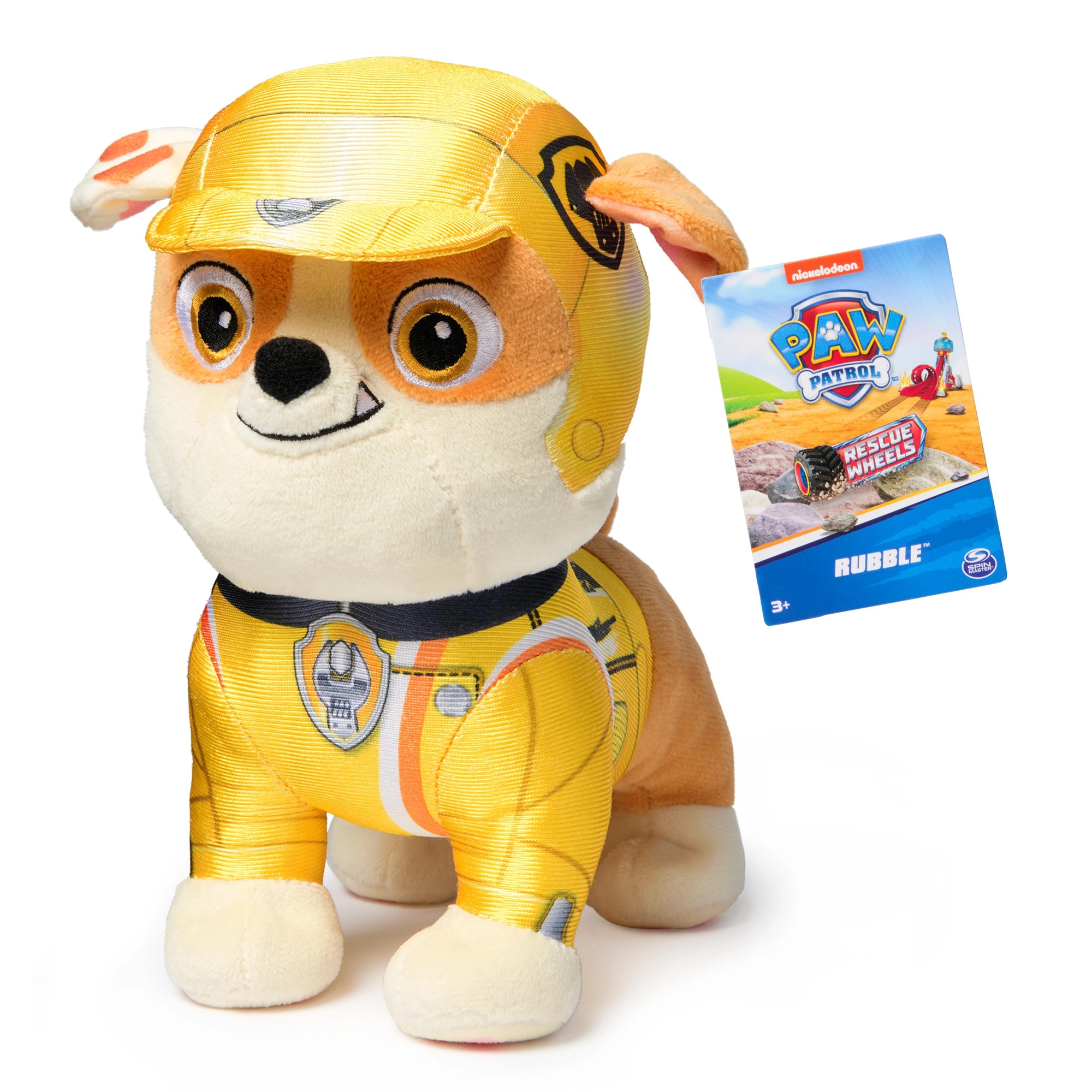 plyšák paw patrol rubble rescue wheels 20 cm