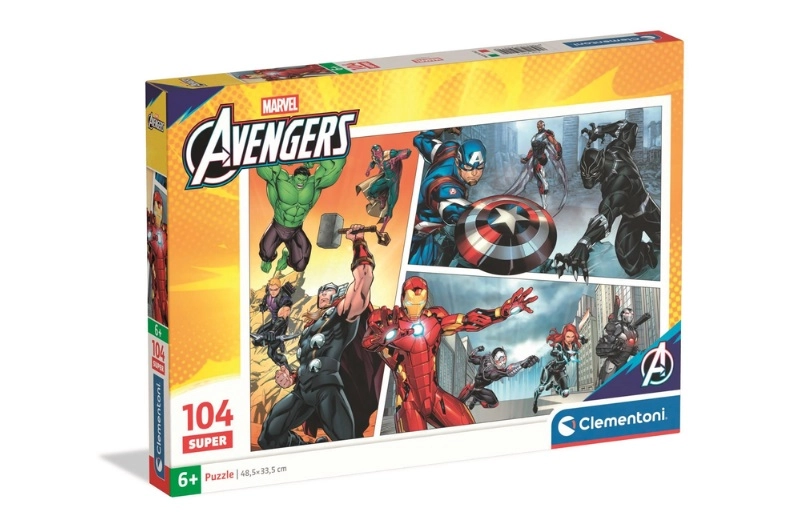 Clementoni puzzle Super The Avengers 104 dílků