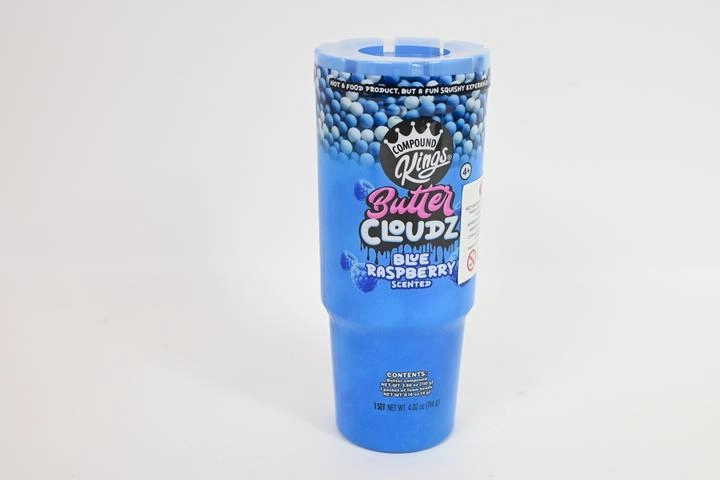 Wecool Butter Cloudz voňavá modelína s pěnovými kuličkami modrá malina