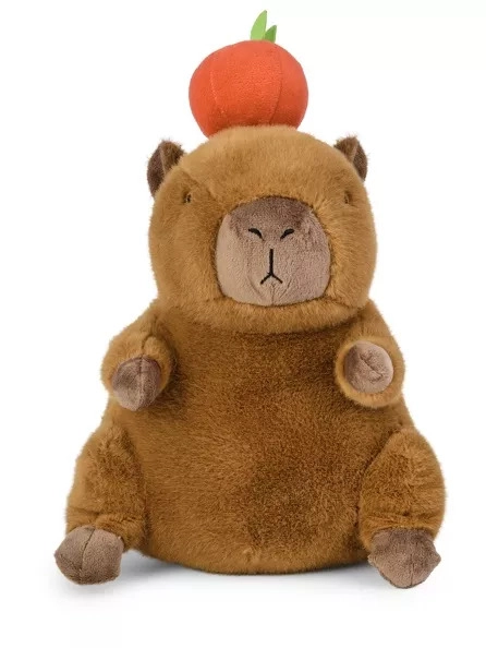 Plyšová kapibara s jablkem 25 cm Daffi