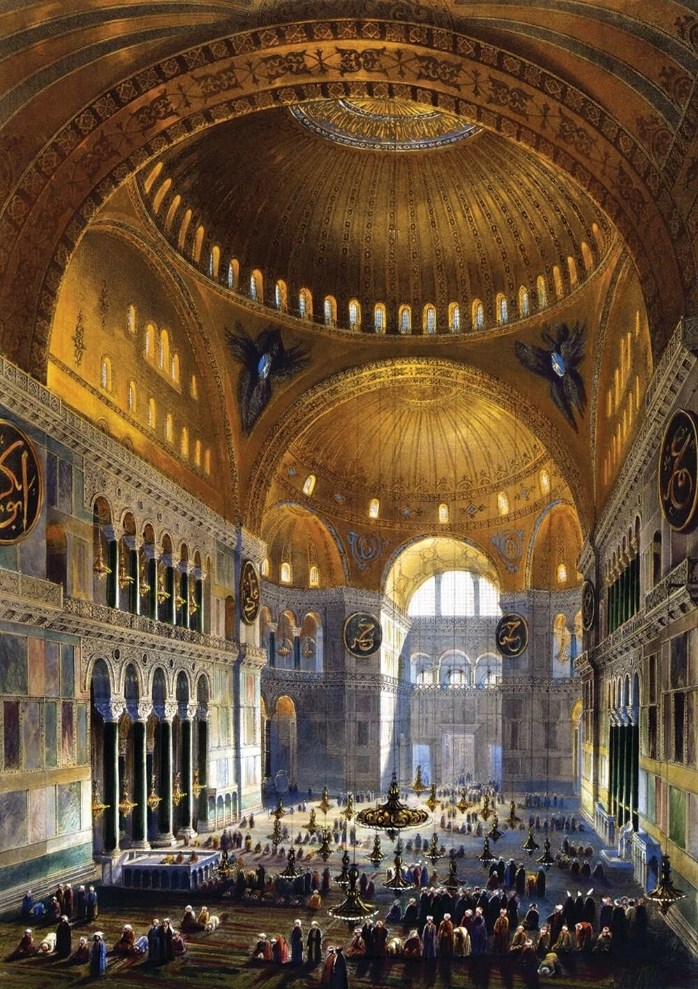 Puzzle Art Puzzle První modlitba v mešitě Hagia Sofia 1000 dílků