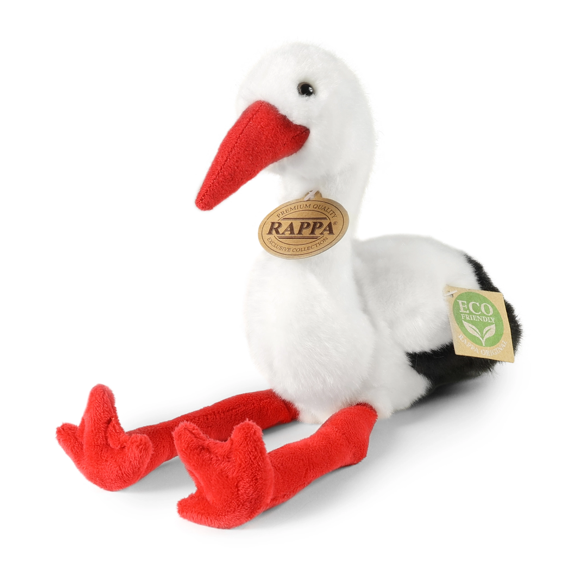 Plyšový čáp 20 cm eco friendly RAPPA