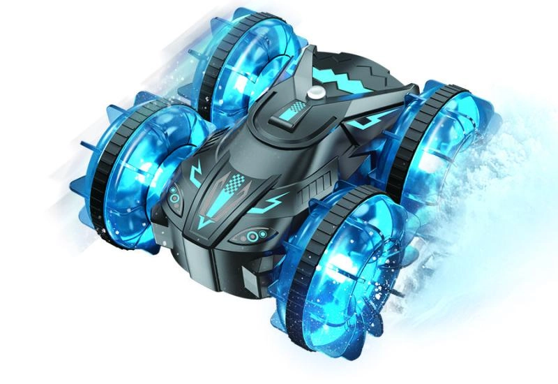 Drivero RC obojživelný offroad – modré dálkově ovládané auto do vody i terénu