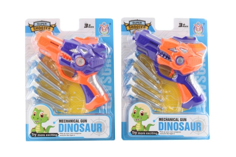Pistole na šipky Dino s přísavkami