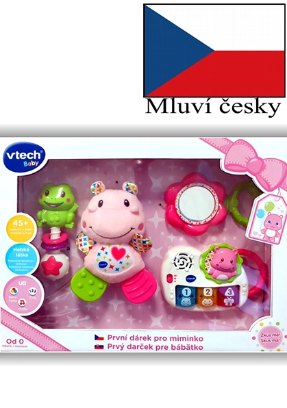 Vtech první dárek pro miminko CZ modrý