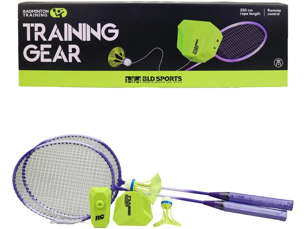 Badmintonový trenažér pro domácí trénink