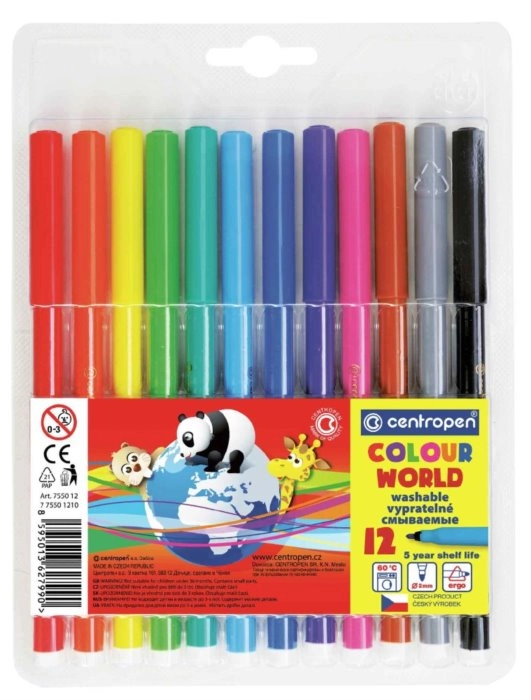 Levně Centropen Colour World 7550 12 ks