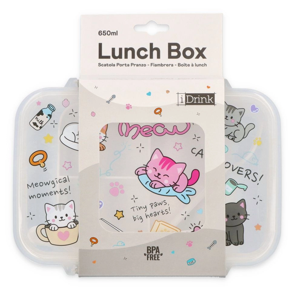 iTotal svačinový box s kočičkami - 1 kus