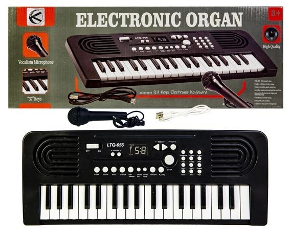 Dětské varhany (keyboard) s mikrofonem - 1 kus