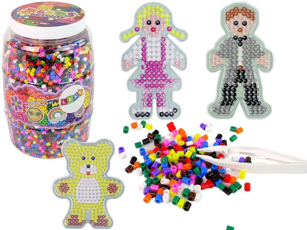 DIY sada na zažehlovací korálky s šablonami 9000 kusů