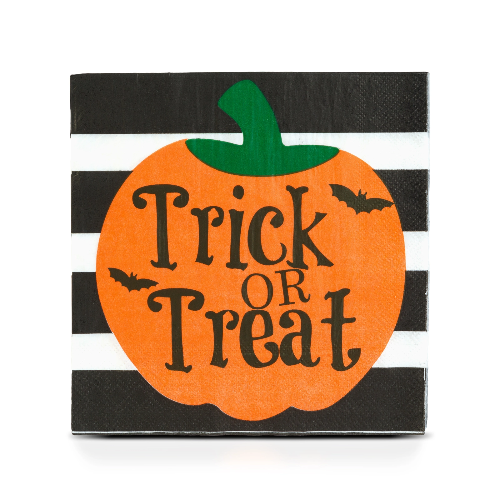 Halloweenské papírové ubrousky s dýní, 33 × 33 cm, 16 ks