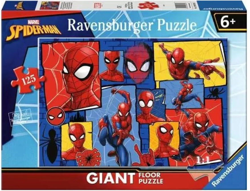 Ravensburger obrovské podlahové puzzle Spiderman 125 dílků