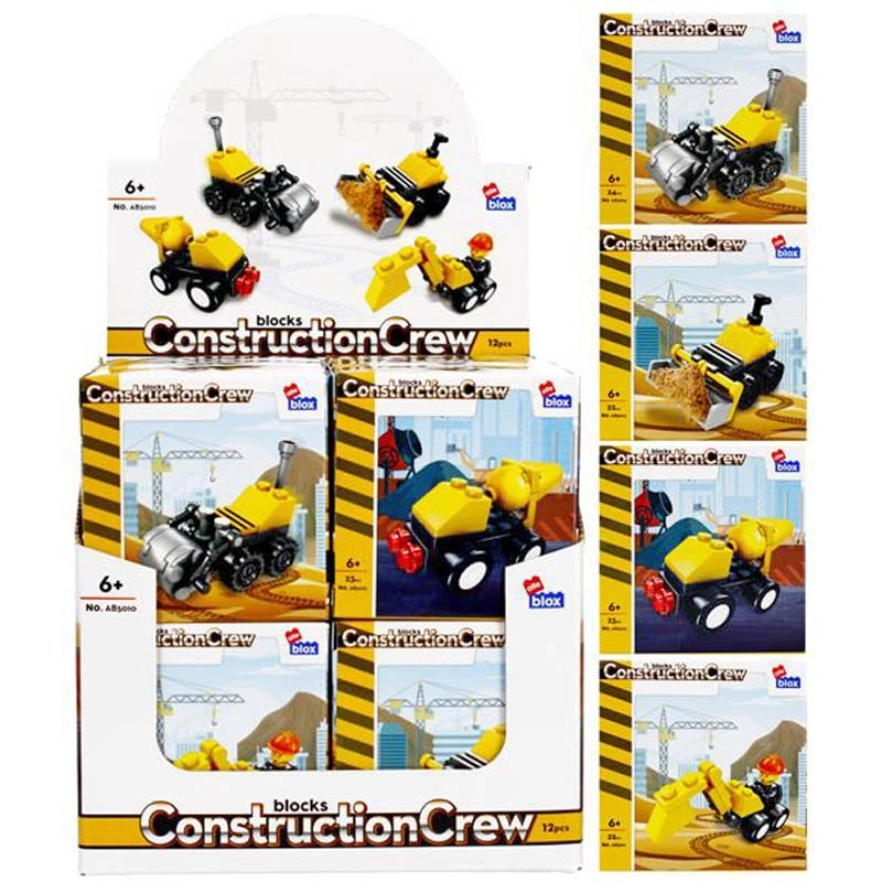 Stavebnice stavební stroje – 4 varianty