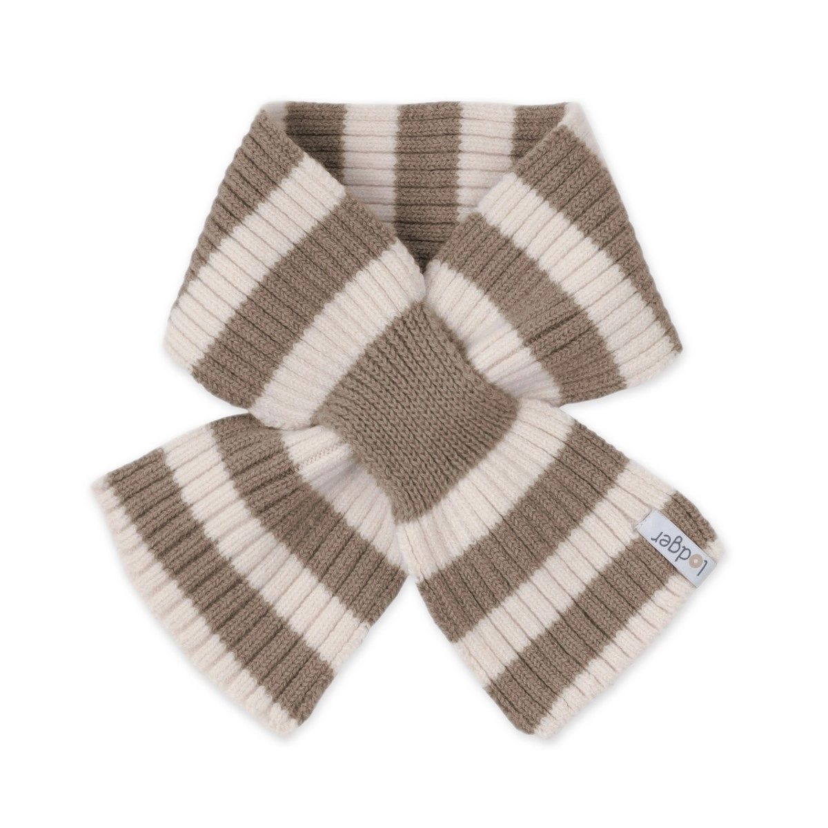 Lodger dětská merino šála stripe buffalo
