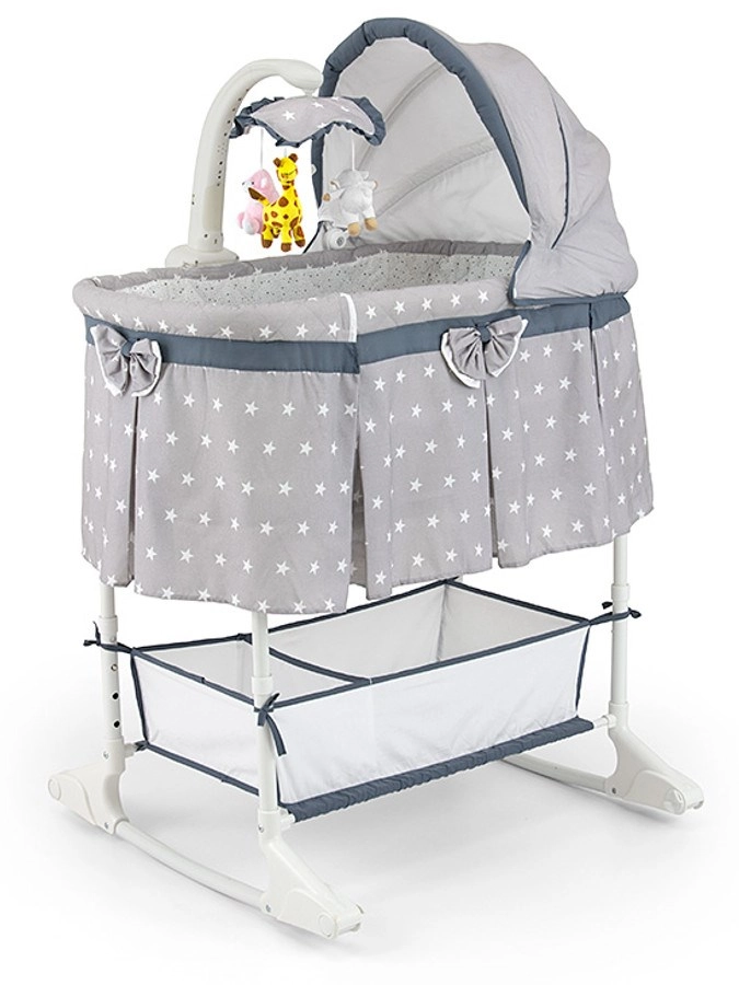 Multifunkční kolébka a postýlka Milly Mally Sweet Melody Star