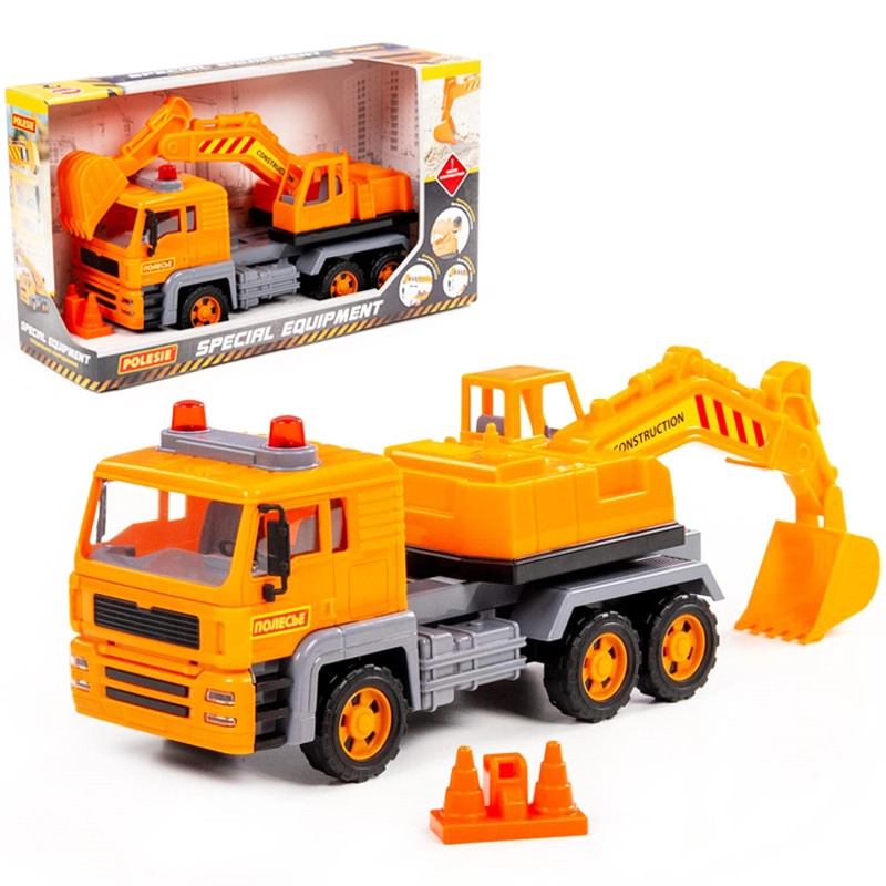 bagr se světlem pro děti