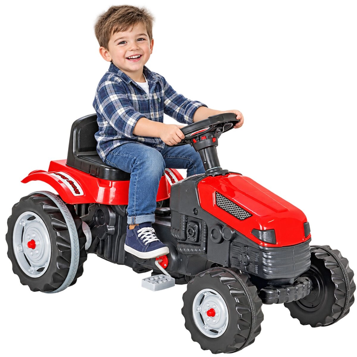 Šlapací traktor Jamara Strong Bull červený