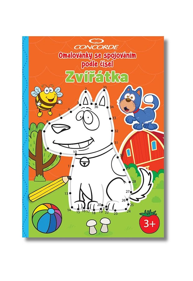 Omalovánky spojovačky podle čísel CONCORDE – zvířátka