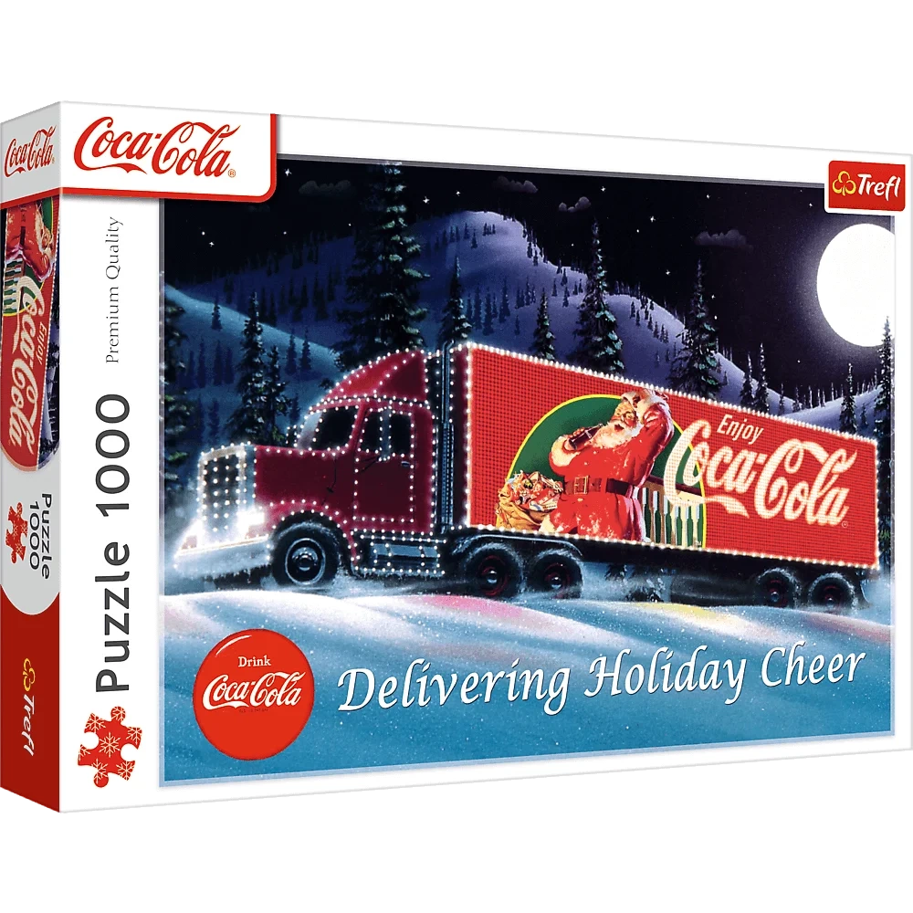 Puzzle 1000 dílků XMAS COCA-COLA Vánoční kamion