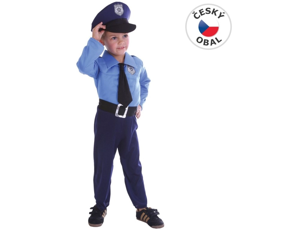 Made Dětský karnevalový kostým Policista 92-104 cm