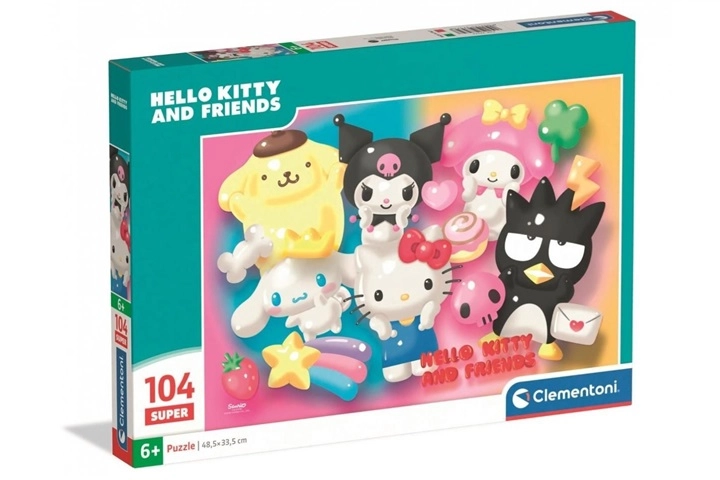 Clementoni puzzle Super Color Hello Kitty 104 dílků