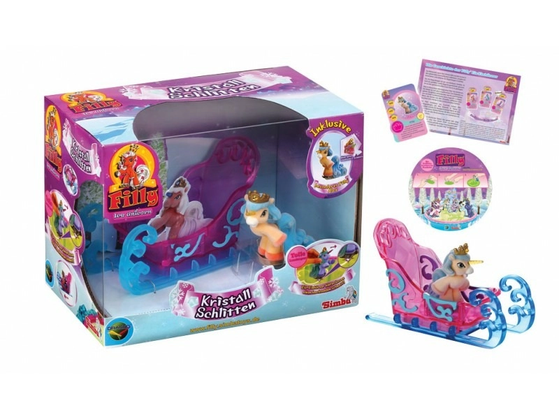 Levně Filly Ice Unicorn kouzelné saně s jednorožcem